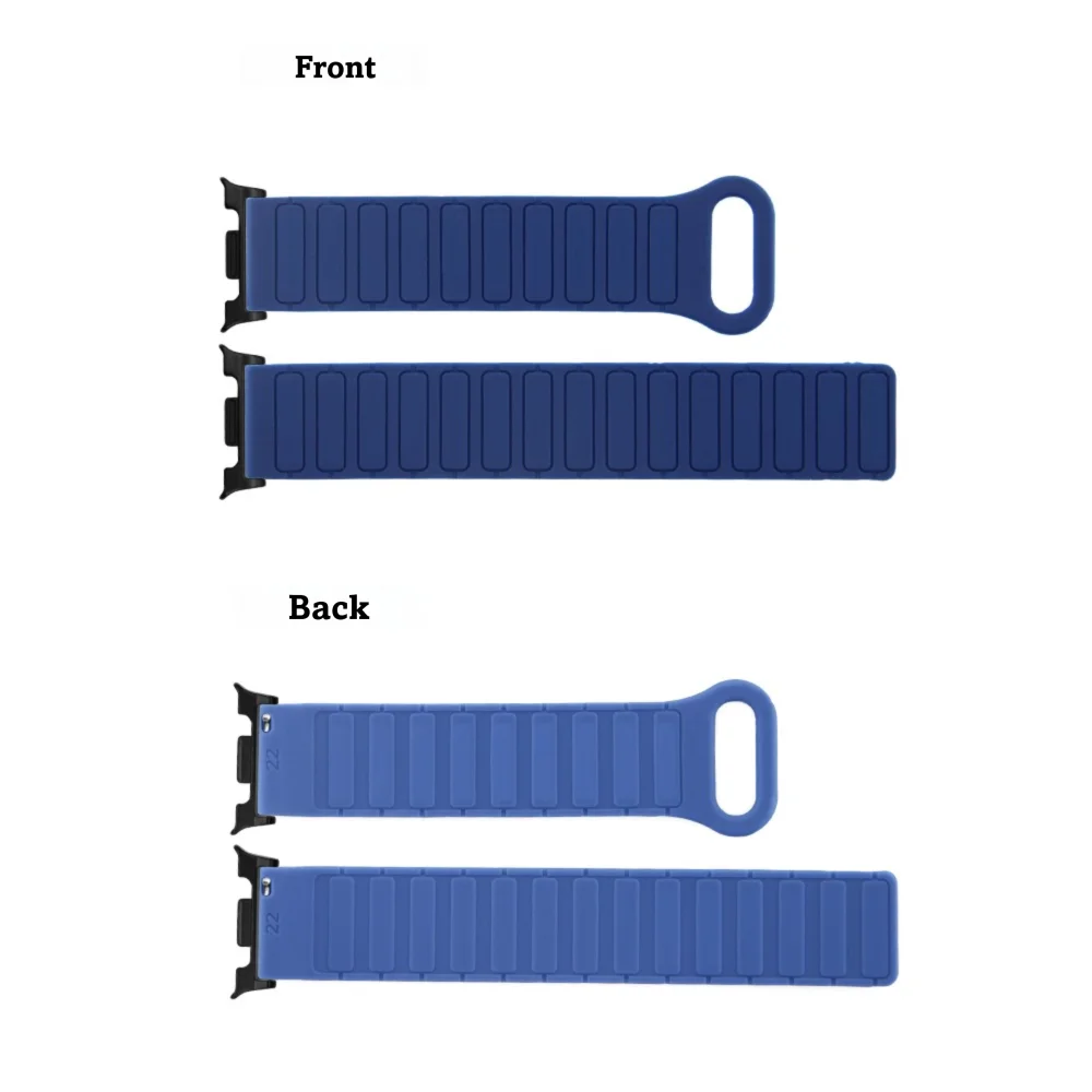 المغناطيسي حلقة حزام لساعة سامسونج جالاكسي 8 40 مللي متر/44 مللي متر درع نمط قابل للغسل سيليكون الرياضة سوار ساعة ذكية رجل امرأة سوار
