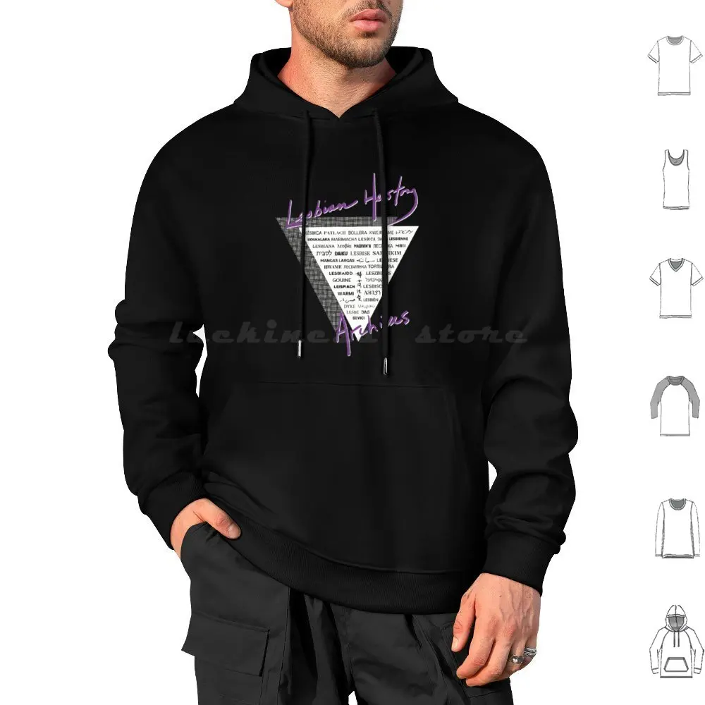 Lha The Word In 40 Idiomas Sudaderas con capucha Manga larga Herstory Pride