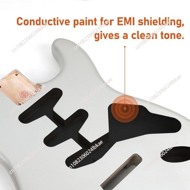 ST3 electric guitar body with shielding paint DIY accessories color ST alder single single pickup  BST-04