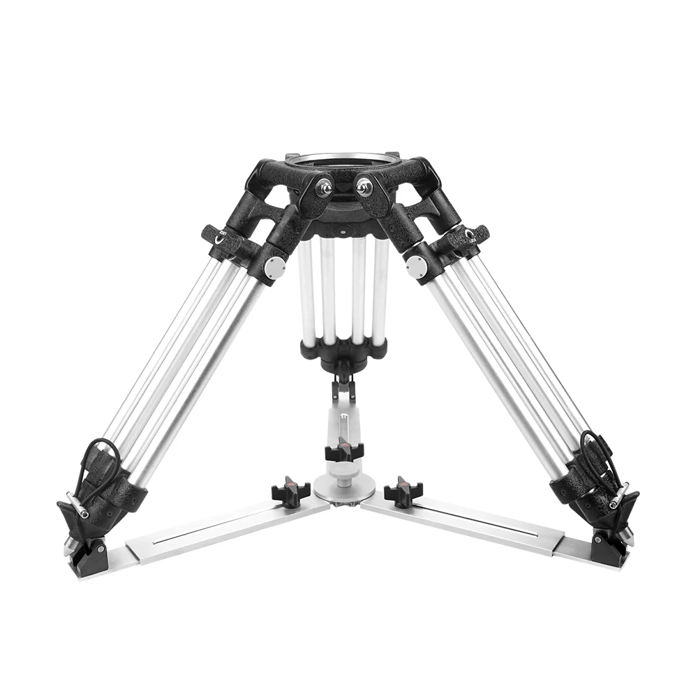 

FILM150M 150mm Bowl 188kg Payload Film Aluminum Alloy Heavy Duty Video Tripod Middle Size