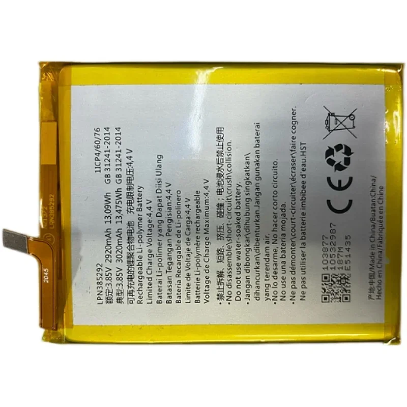 For Hisense H20/M Battery Hlte510 Hlte510t/M Mobile Phone Battery Lpn385292