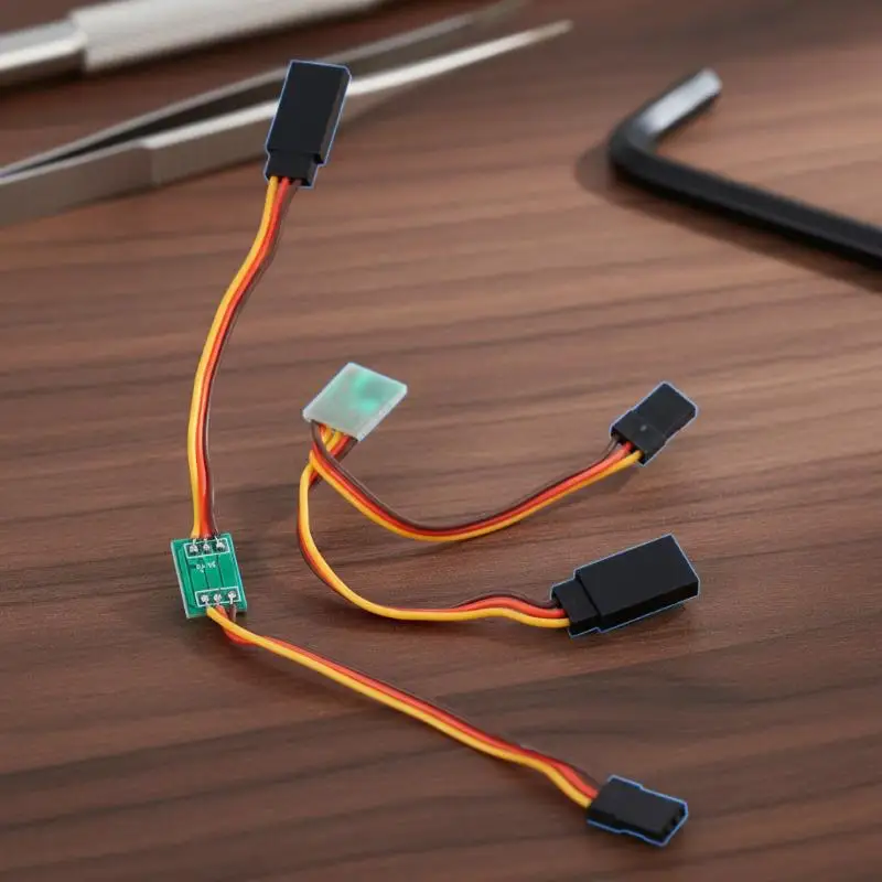 Mini Servo Inverter Reverse Servo Signal Reverser Switch Cable JR Futaba 5-6V 3.6-24V For RC Plane Car Boat