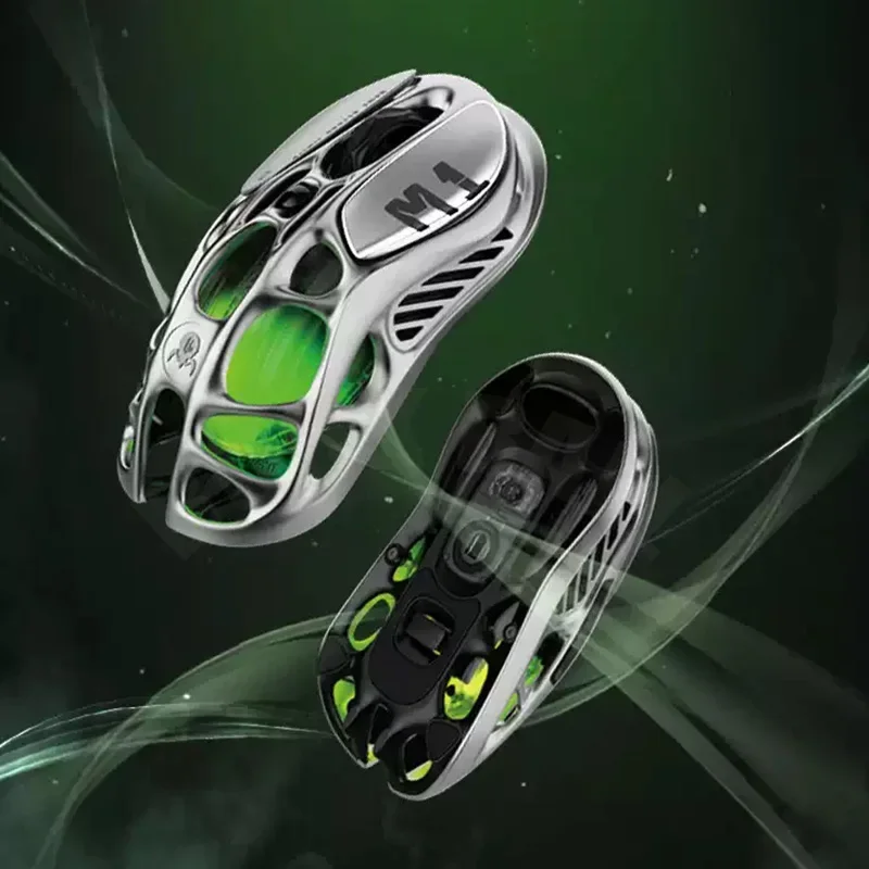 GravaStar M1 M2 Wireless Magnesium Alloy Gaming mouse PAW3395 4K 26000DPI bluetooth 2.4G wired Hollow design Gamer Mouse Gifts
