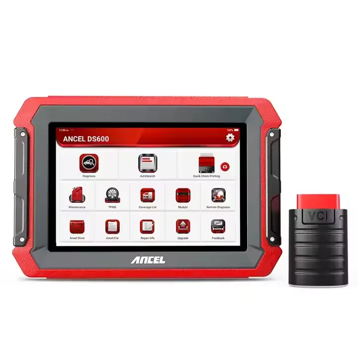 

Ancel DS600 Professional Car Diagnostic Tools ECU Coding Active Test Full System SRS Oil Reset Vehicle Tools OBD2 Car Scanner