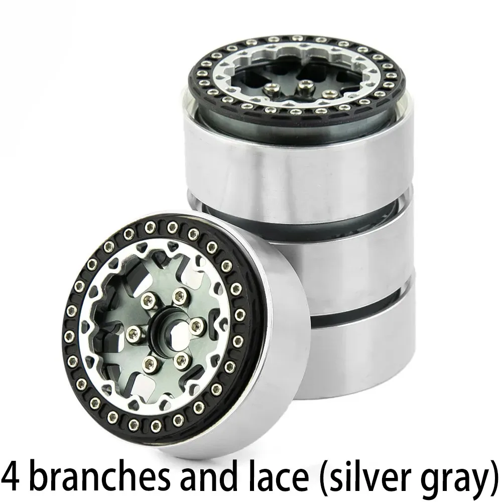 1.9 Metal Water Drop Lace Wheel Hub Universal 1:10 Remote Control Car Fully Upgraded Accessories Super