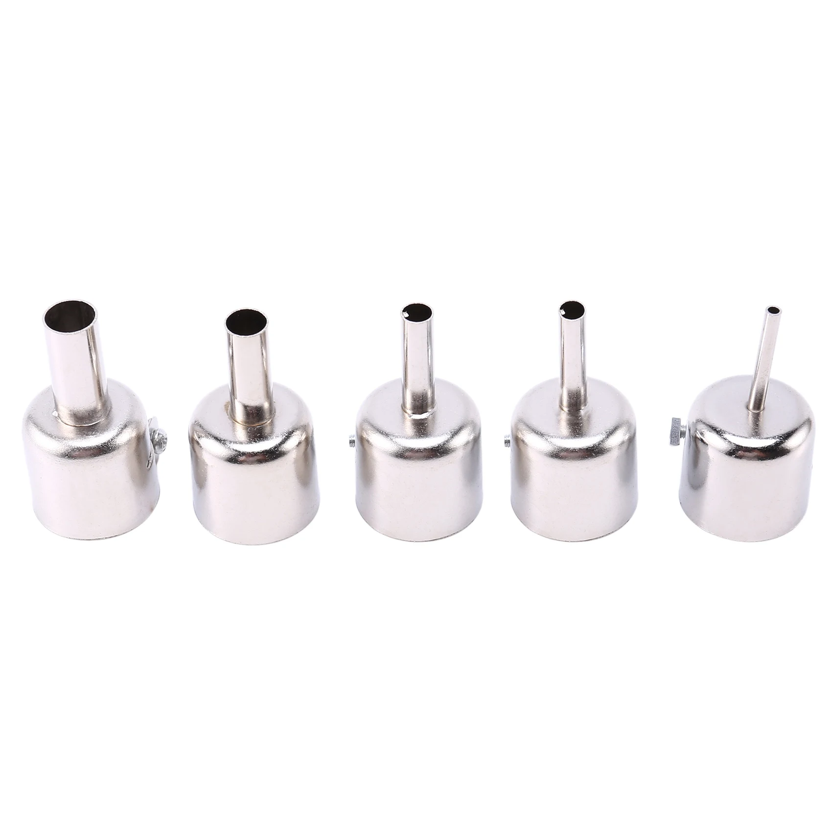 5 PCS Hot Air-Gun Nozzle Universal Gun Nozzle for 850 852D 898 858 Soldering Station Attachments SSQ