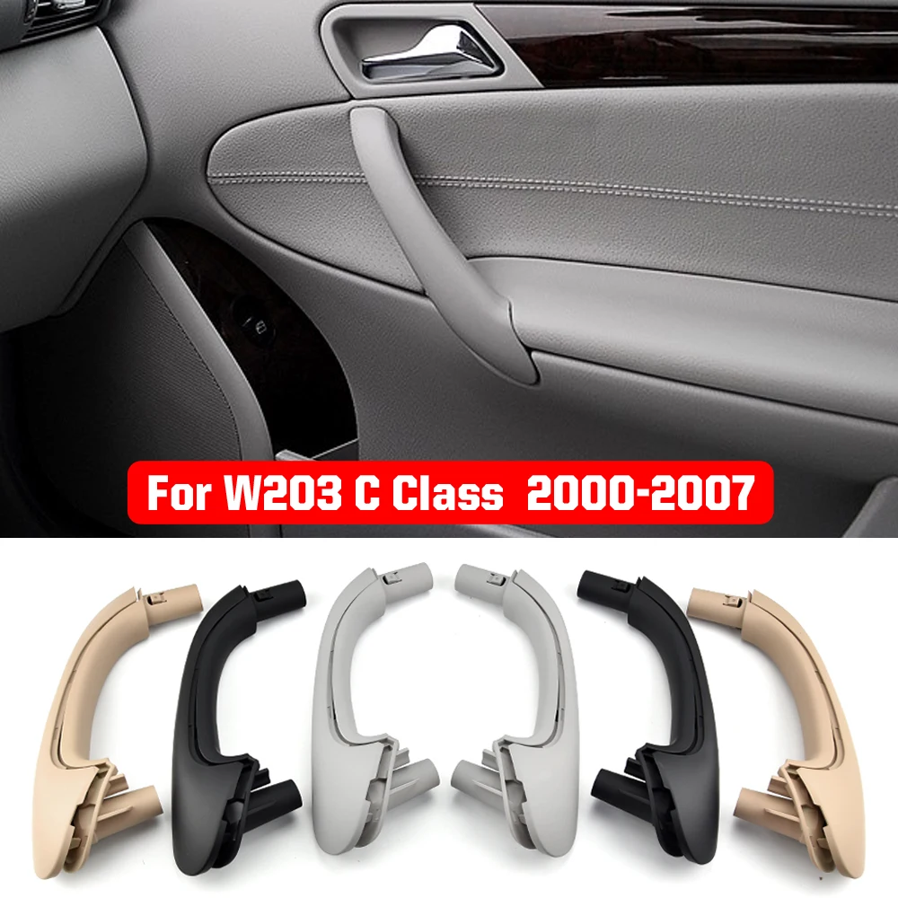 New Interior Door Handle with Outer Cover Assembly Replacement For Mercedes Benz W203 C Class Sedan 2000-2007