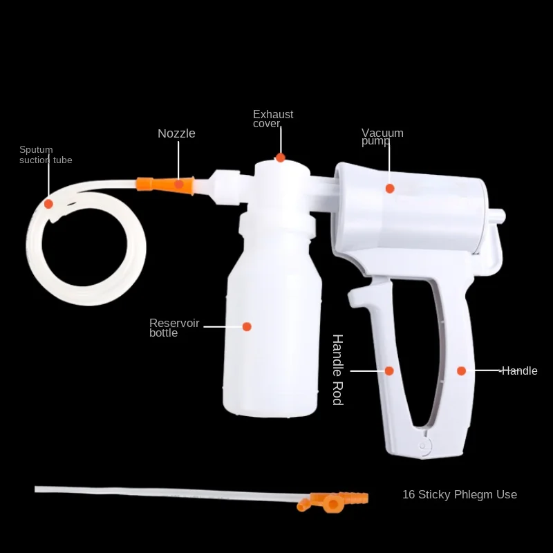 Portable Handheld Phlegm Suction Pump Household Emergency Sputum Suction Pump with Device Sterile Catheter