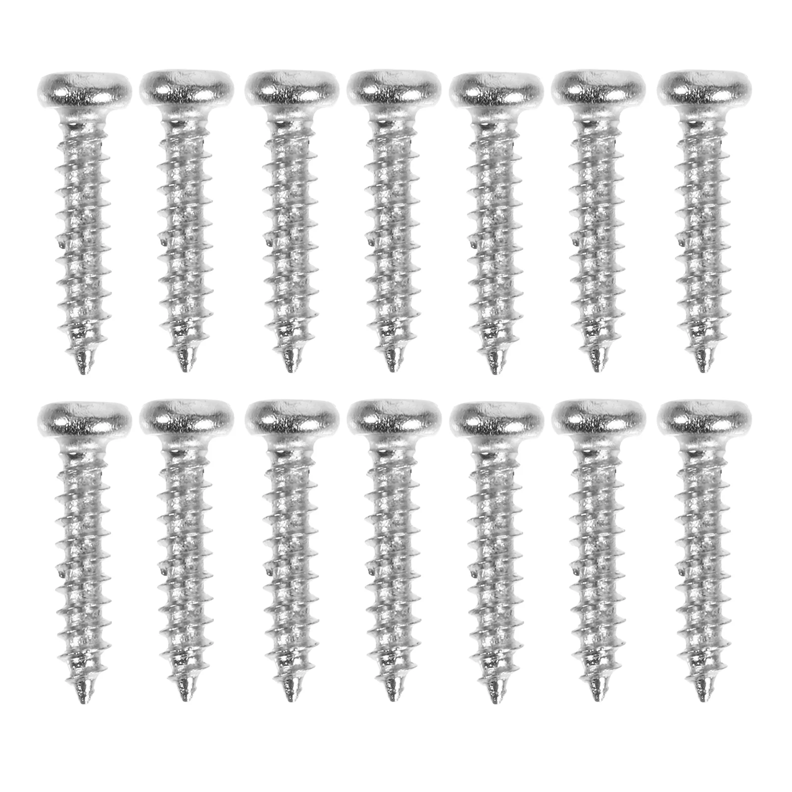 

50 PCS Tuning Peg Tuning Key Screws Machine Heads Guitar Tuner Mounting Screws for Electric /Acoustic Guitar Bass 11 x 2 mm