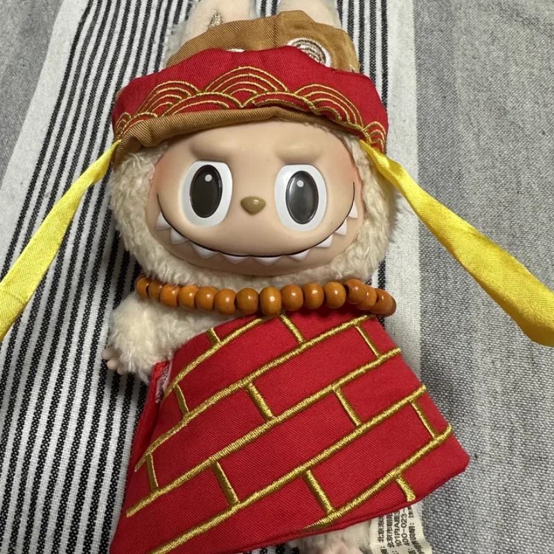 Labubu10cm Cotton Doll Clothes Cute Cartoon Funny Creative Pig Bajie Tang Monk Doll Little Doll Cloth Halloween Christmas Gift