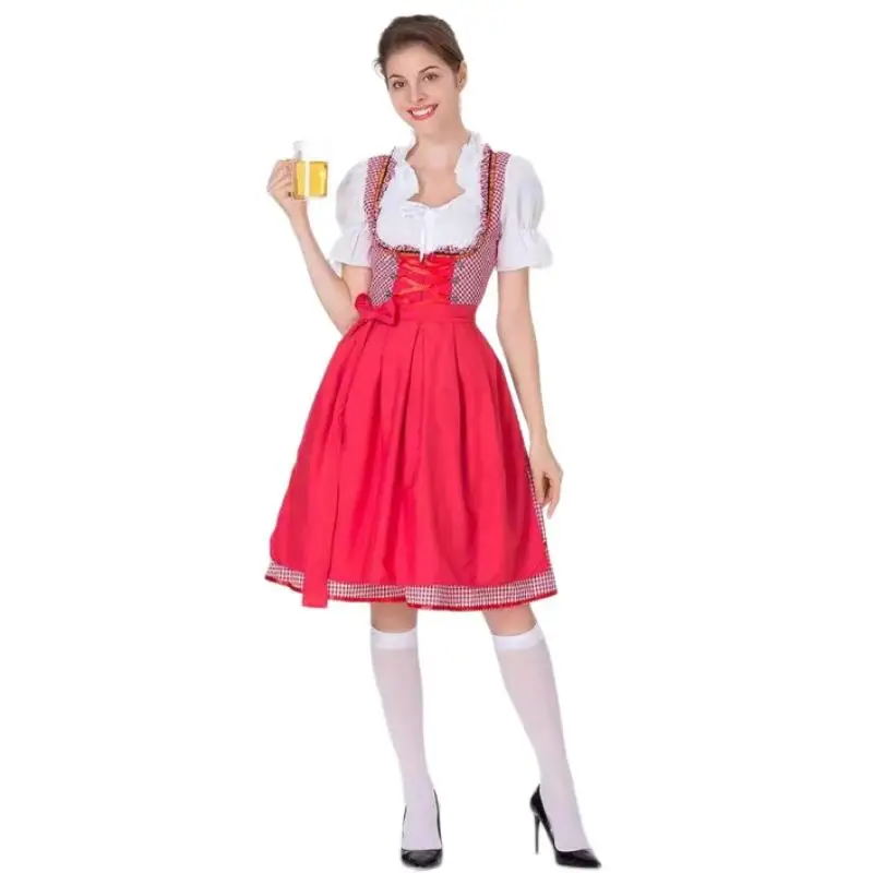 

Большой размер Хэллоуин Пиво Девушка Доктор Сценический костюм Женский наряд горничной Тело a Women's Faion Par Dr