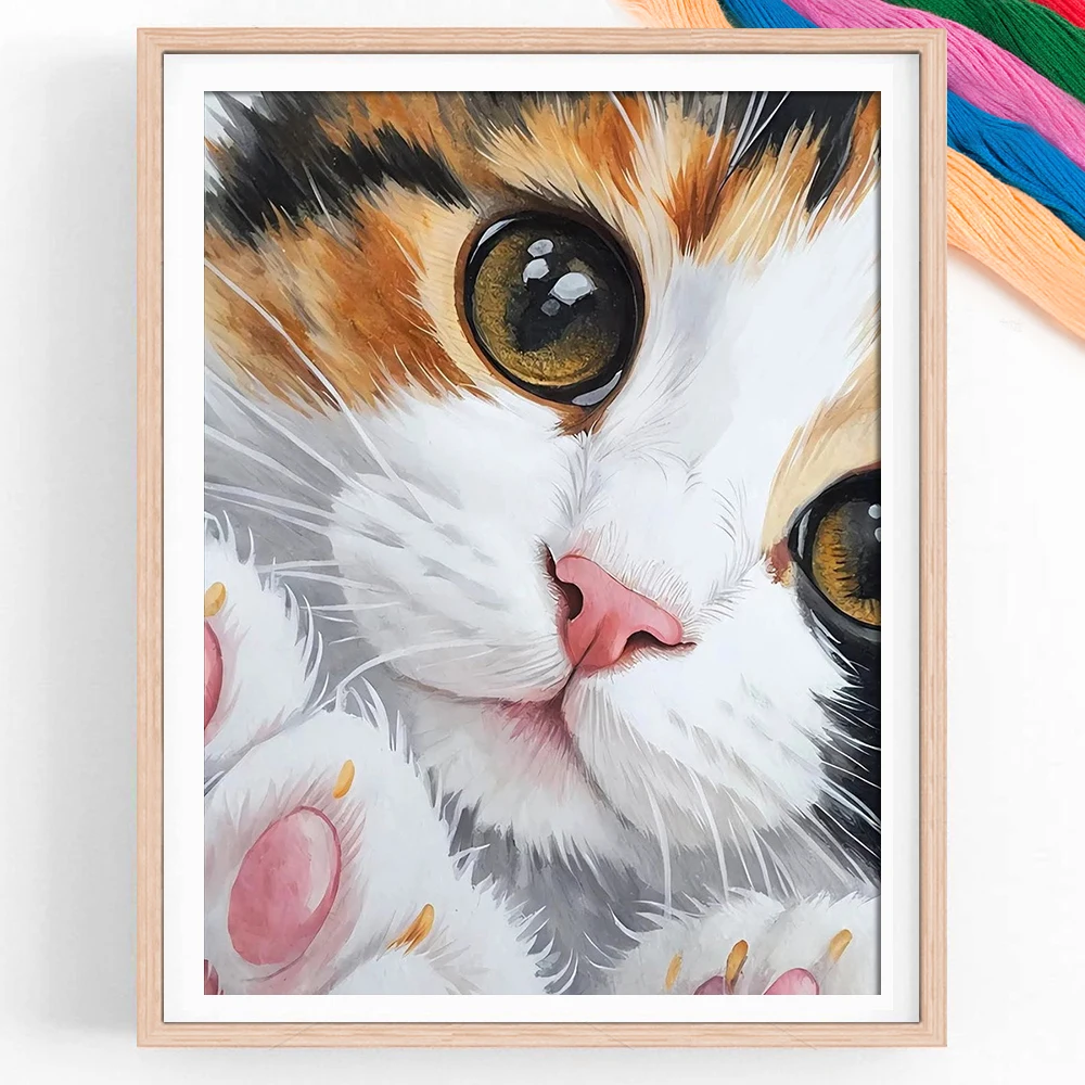 Embroidery Floss Thread - Cat 11CT borduurwerk Eco-katoenen draad kruissteekpakket