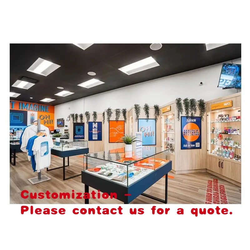 

custom.Store showcase Glass Display Lockable Smoke Shop Counter
