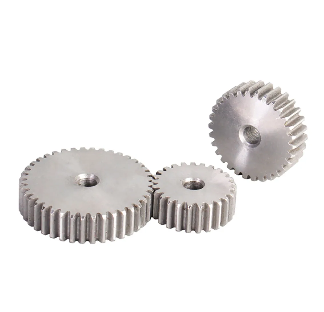 1Pcs 130-160 Tooth Module 1 Spur Gear Thick 10mm 45# Carbon Steel Metal Transmission Pinion Gear Process Hole 10mm