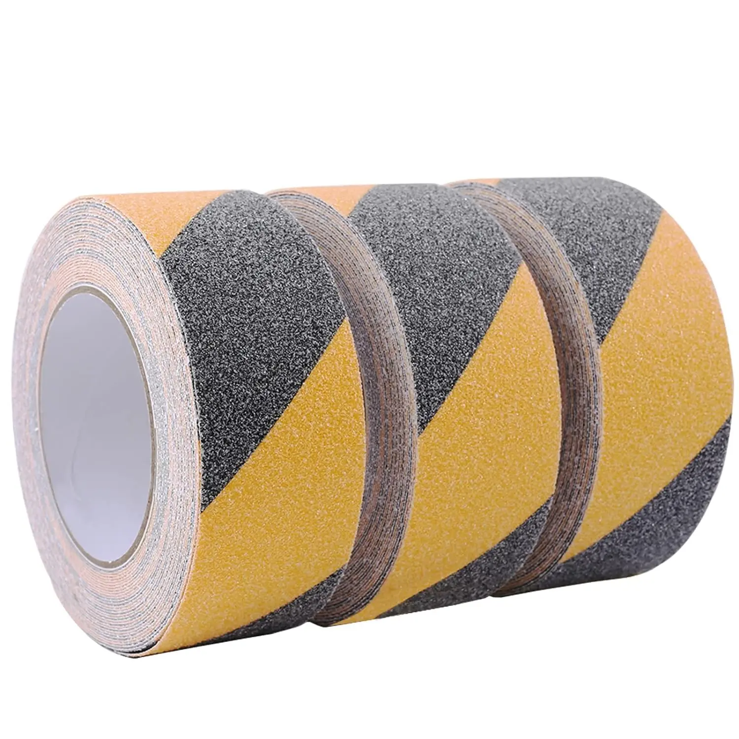 Black&Yellow Heavy Duty Anti Slip Tape for Stairs Outdoor/Indoor Grip Tape Safety Non Skid For Steps Traction Tread Staircases