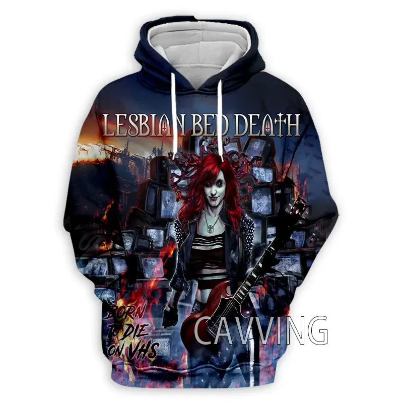 New Fashion  Lesbian Bed Death  3D Printed Clothes Streetwear Men Hoodies Sweatshirt Fashion  Hooded Long Sleeve Pullover Tops