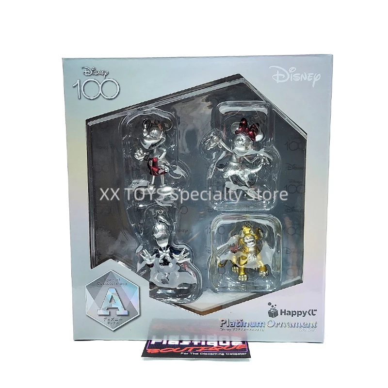 Happy Kuji Disney 100 Years Disney Platinum Ornament Mickey Mouse Pixar Marvel Special Complete Platinum Ornament Box Set Model