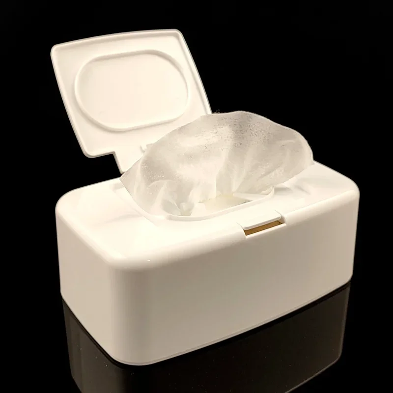 Portable Wet Wipes Storage Box Tissue Box Wipes Dispenser Portable Wipes Napkin Storage Box Holder Container for Car Home Office