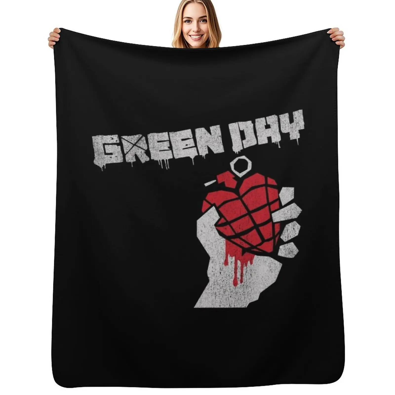 punk music band classic Throw Blanket All Season Lightweight Soft Blanket for Bed