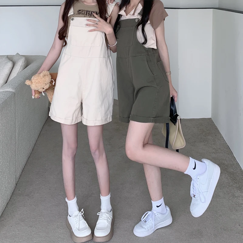 Slimming Wide Leg ort Denim Overalls for Women Thin Autumn New Sle Loose Fit Faionable Anti-Wrinkle High Waist Jeans