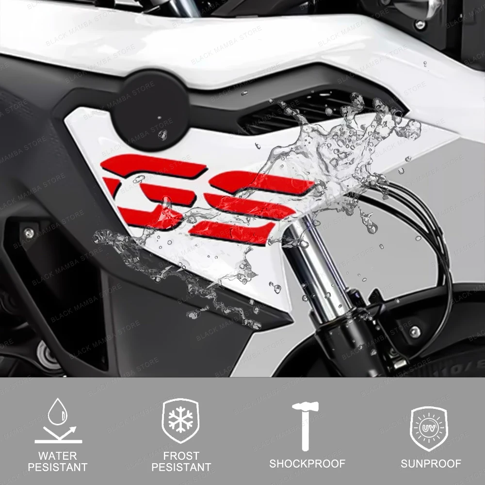 สําหรับ BMW F 850 GS F850GS F 750 GS F750GS สติ๊กเกอร์รถจักรยานยนต์กันน้ํา Fender น้ํามันการใช้ถังโลโก้รูปลอก