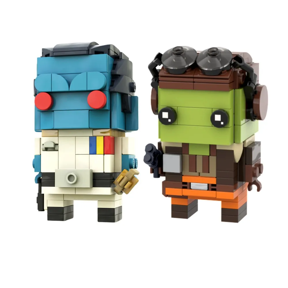 Gobricks Moc Grands Admirals Thrawn Brickheadz Building Blocks Generals Heras Syndullas diy Bricks Figure Toys for Children Gift