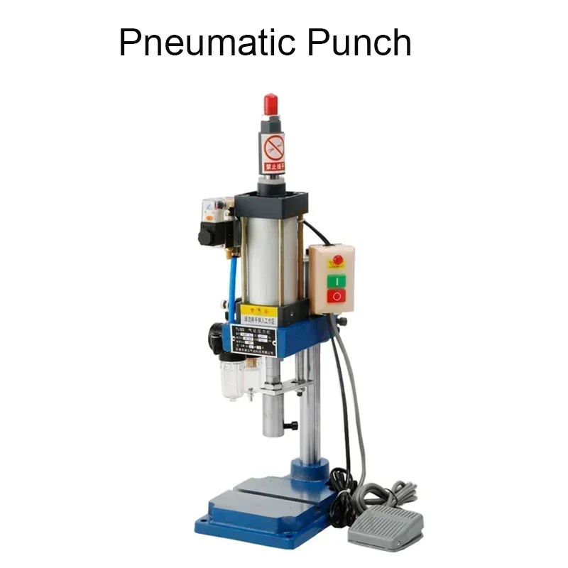 Bench Pneumatic Press Pneumatic Punch 110/220V Mechanical Press Pneumatic Machinery Punching