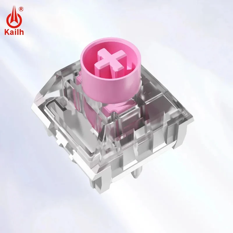 Kailh Box Silent Pink Switch Mechanical Keyboard Switch Office Waterproof And Dustproof Linear SMD MX 3Pin Switchs Hot Swap