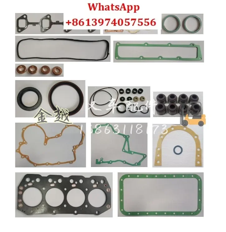 

Forklift 5F 1Z Engine Overhaul Kit Valve Cover Pad Crankshaft Oil Seal 04111-78301-71