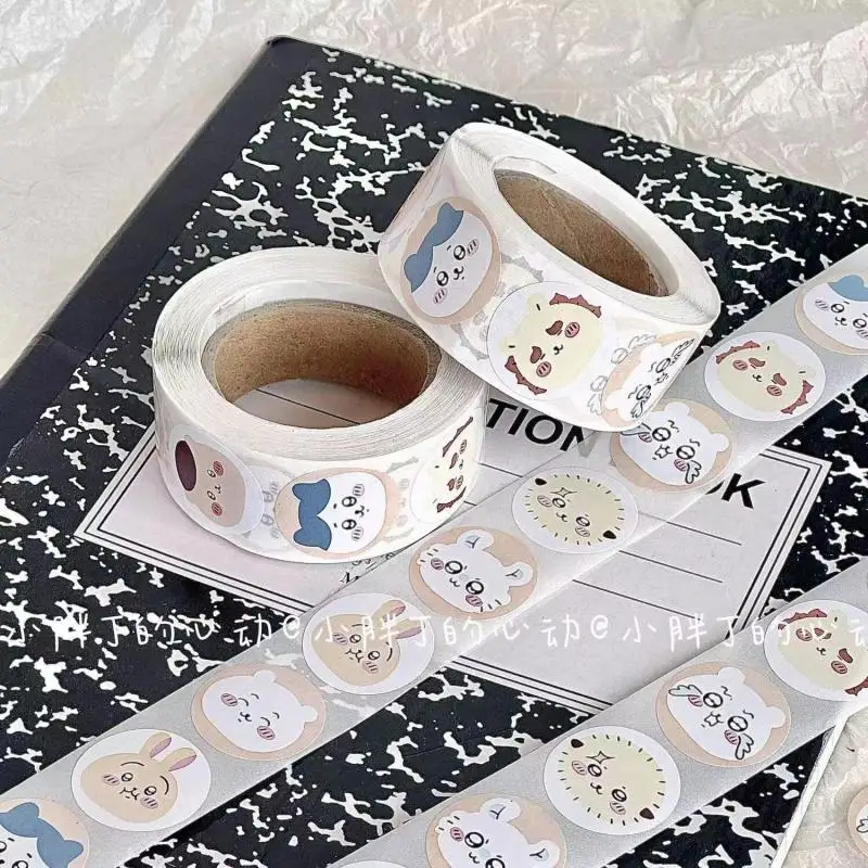 Nieuwe Kawali Cartoon Chiikawas Stickers Rol Afdichting Sticker Papieren Tape Hand Account Decoratie Ins Anime Kinderen Speelgoed Cadeau Voor Meisjes