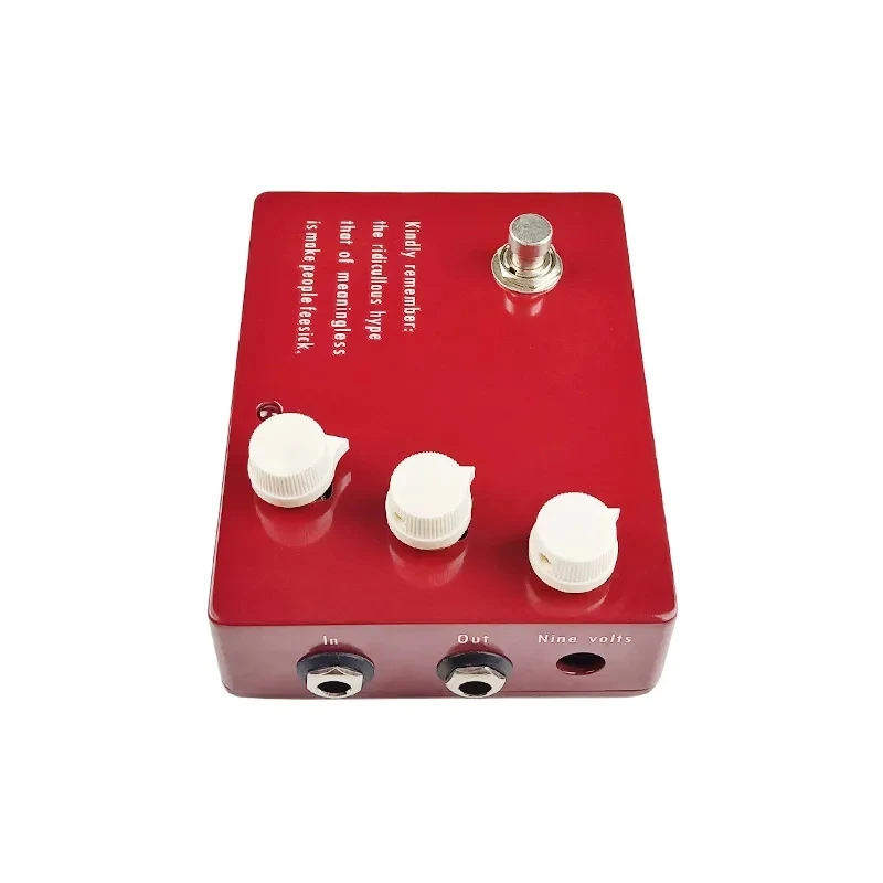 LY-ROCK Red Horse Overdrive Rock Stompbox, Original Clone Version