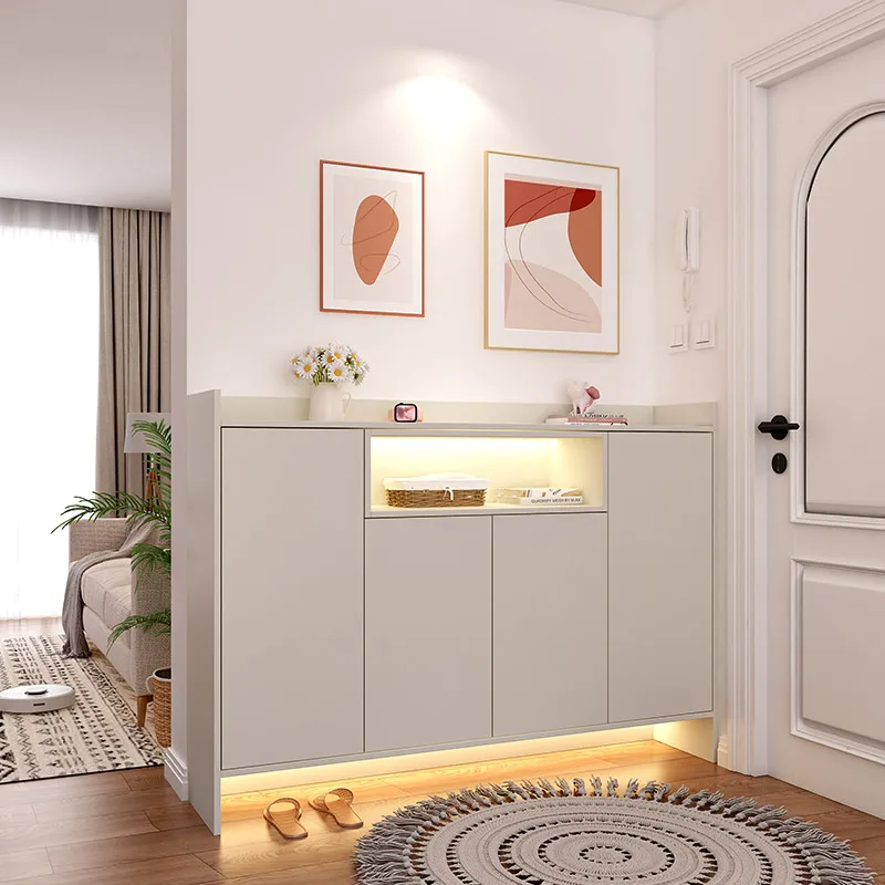 Gold medal wardrobe whole house customized shoe cabinet home door simple and modern entrance storage cabinet integrated