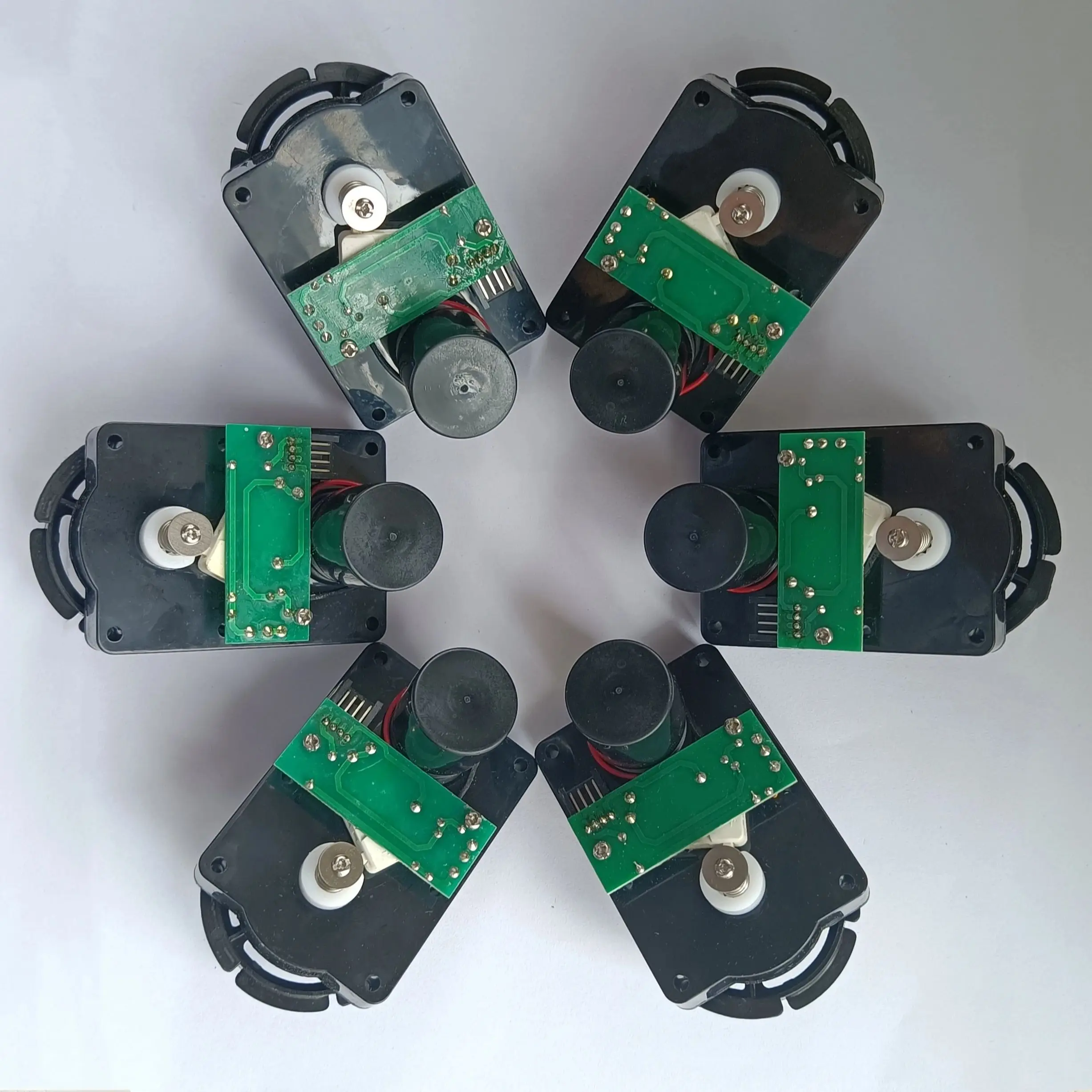 

6 pieces 24V vending machine motors (4-pin,green board, black pins)