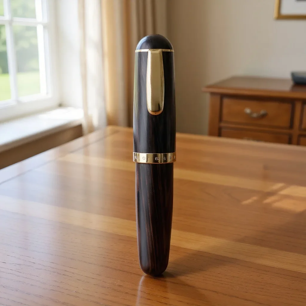 New MAJOHN Q1 Pocket Size Wood Fountain Pen Short Cute Eyedroder EF F Nib Portable Travel Ink Pen Creative Writing Gift Supp