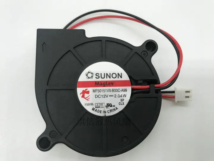 

Freight free original Sunon 5015 mf50151vx-b00c-a99 12V 2.04W jianzhun blower fan