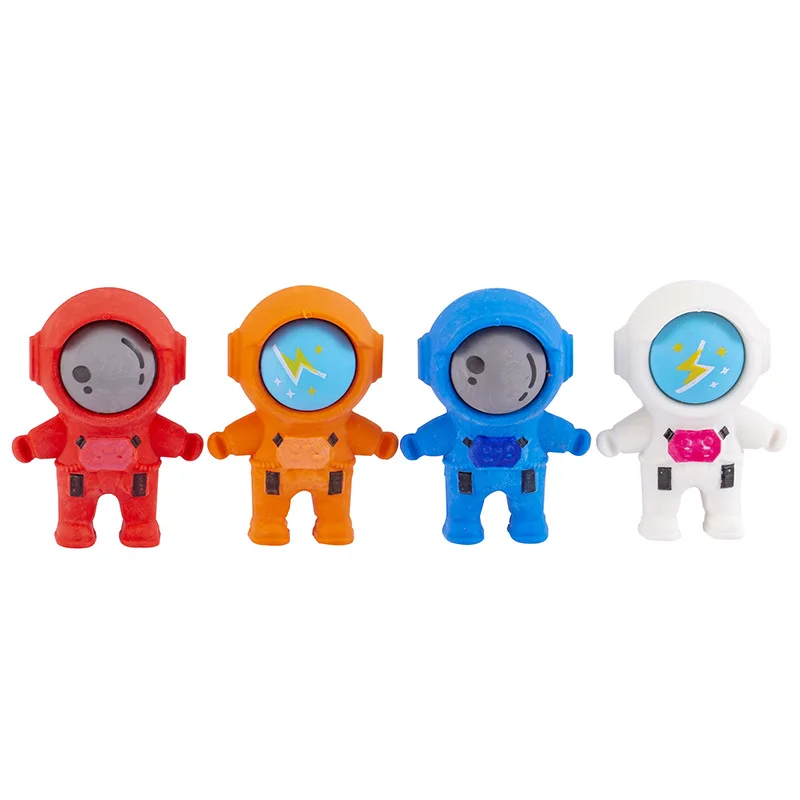 Cartoon 3D Cute Astronaut Modeling Eraser Student Stationery