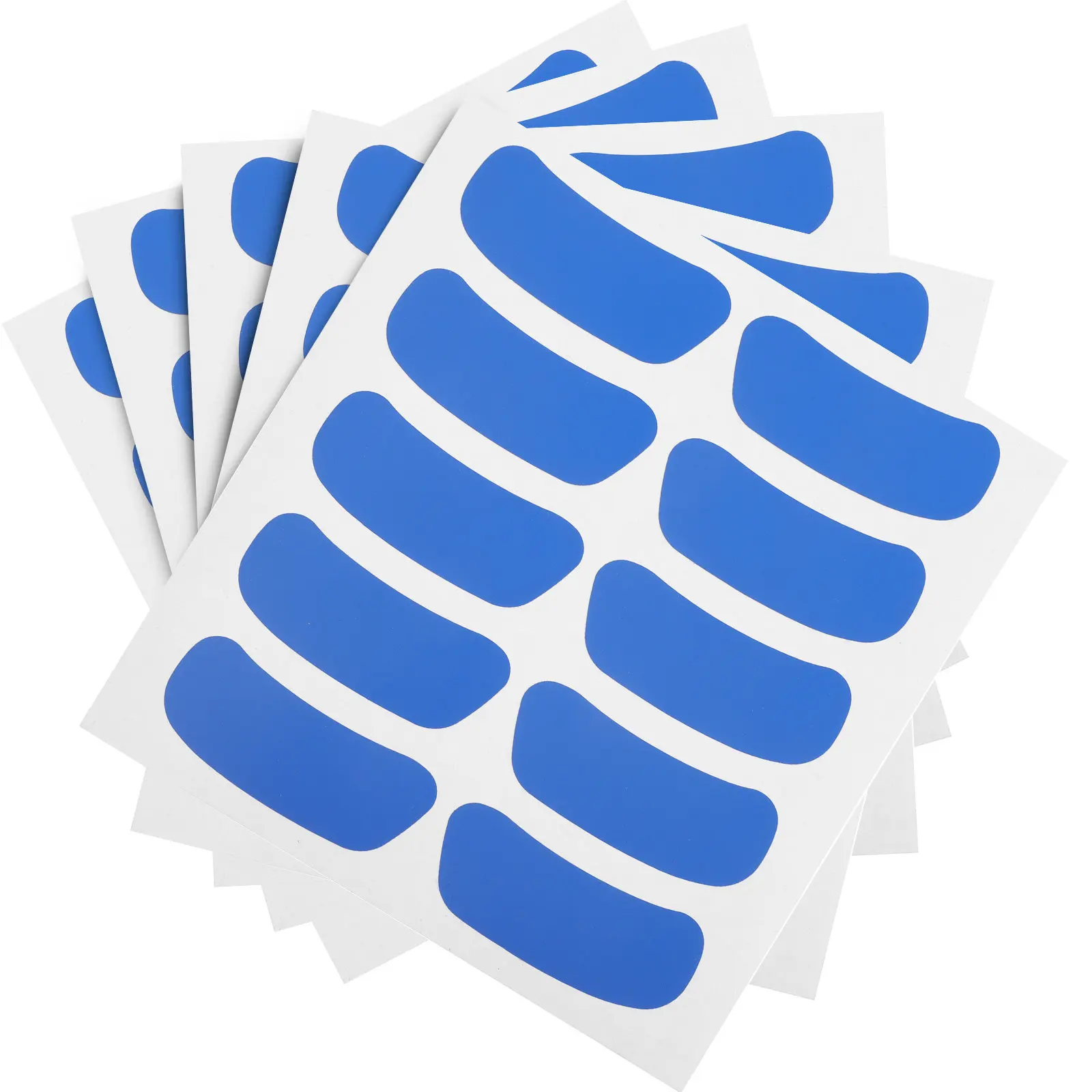 

50 Sheets Eye Strip Decals Reusable Fan Stickers Compact Face Labels for Sporting Events DIY Cheering Supplies