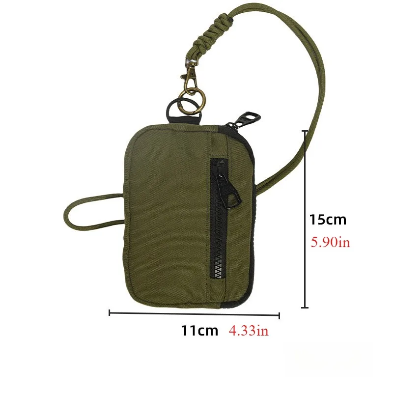 

Outdoor Mini Neck Wallet - Credit Card Holder with Keychain, Waterproof Pouch for Sports & Hiking, Compact Crossbody Bag