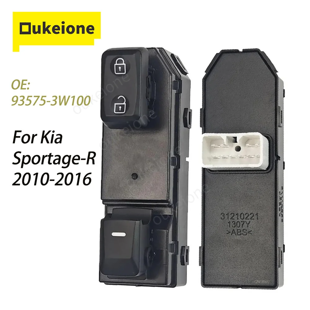 

Автомобильные аксессуары 93575-3W100 для Kia Sportage-R 2010 2011 2012 2013 2014 2015 2016, переключатель управления правой стороны окна, кнопка подъема