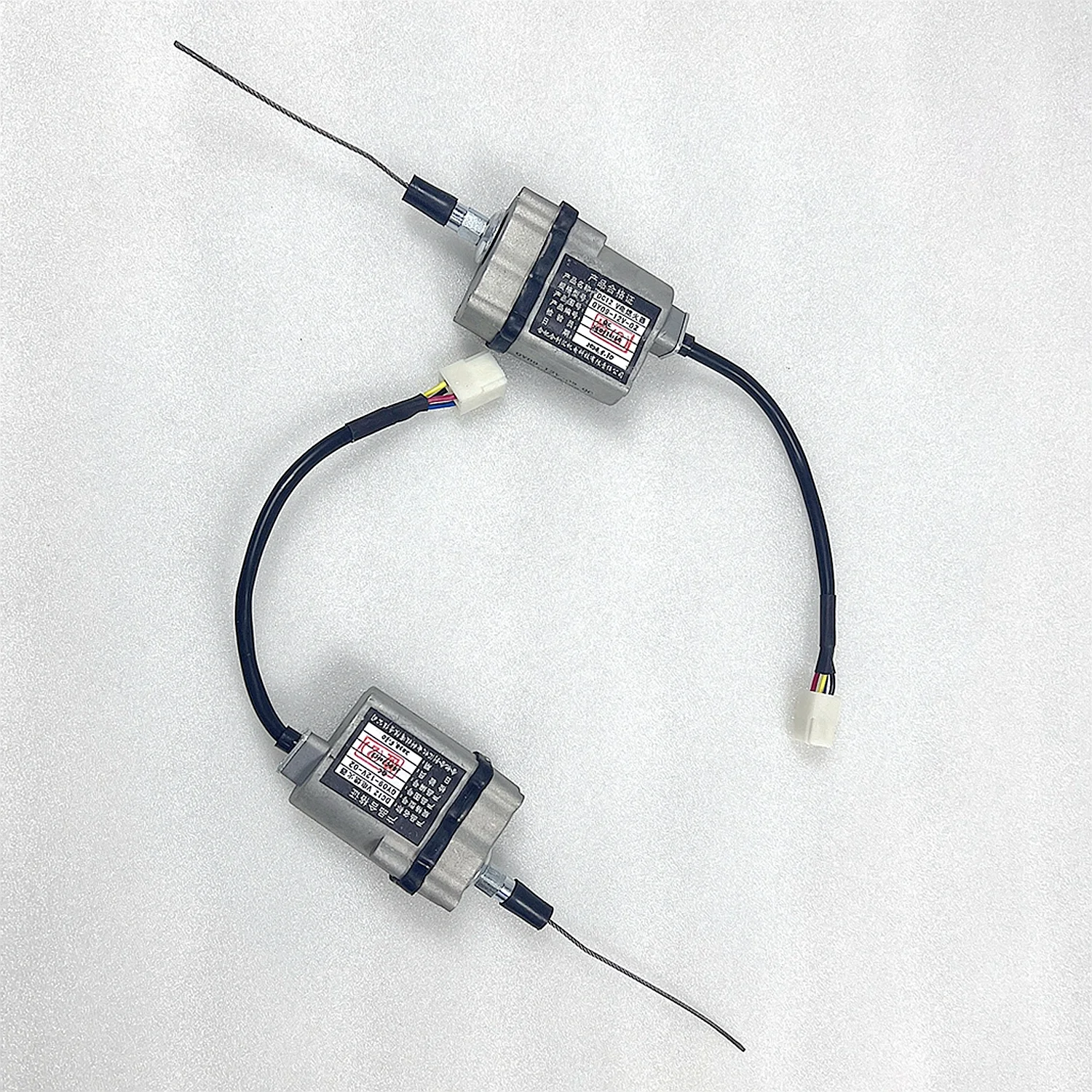 آلات الديزل QY09-12V-02 أجزاء محرك الملف اللولبي لإيقاف الرافعة الشوكية لطراز 490