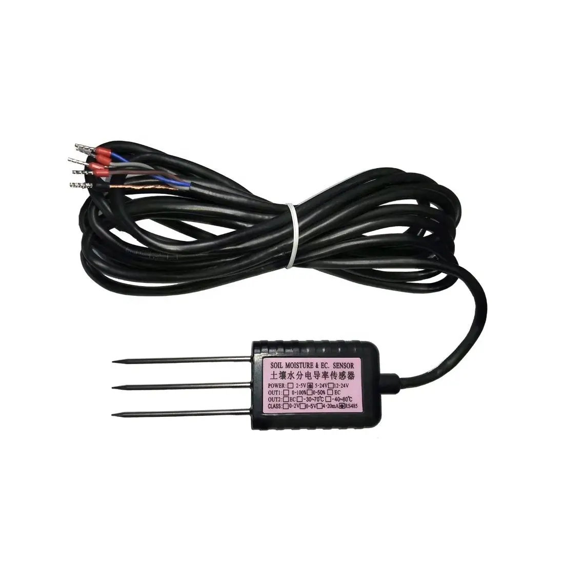 

2026 CE 2-5V DC 3.3V DC 0-2V Output Customized Soil Moisture Sensor for Agriculture