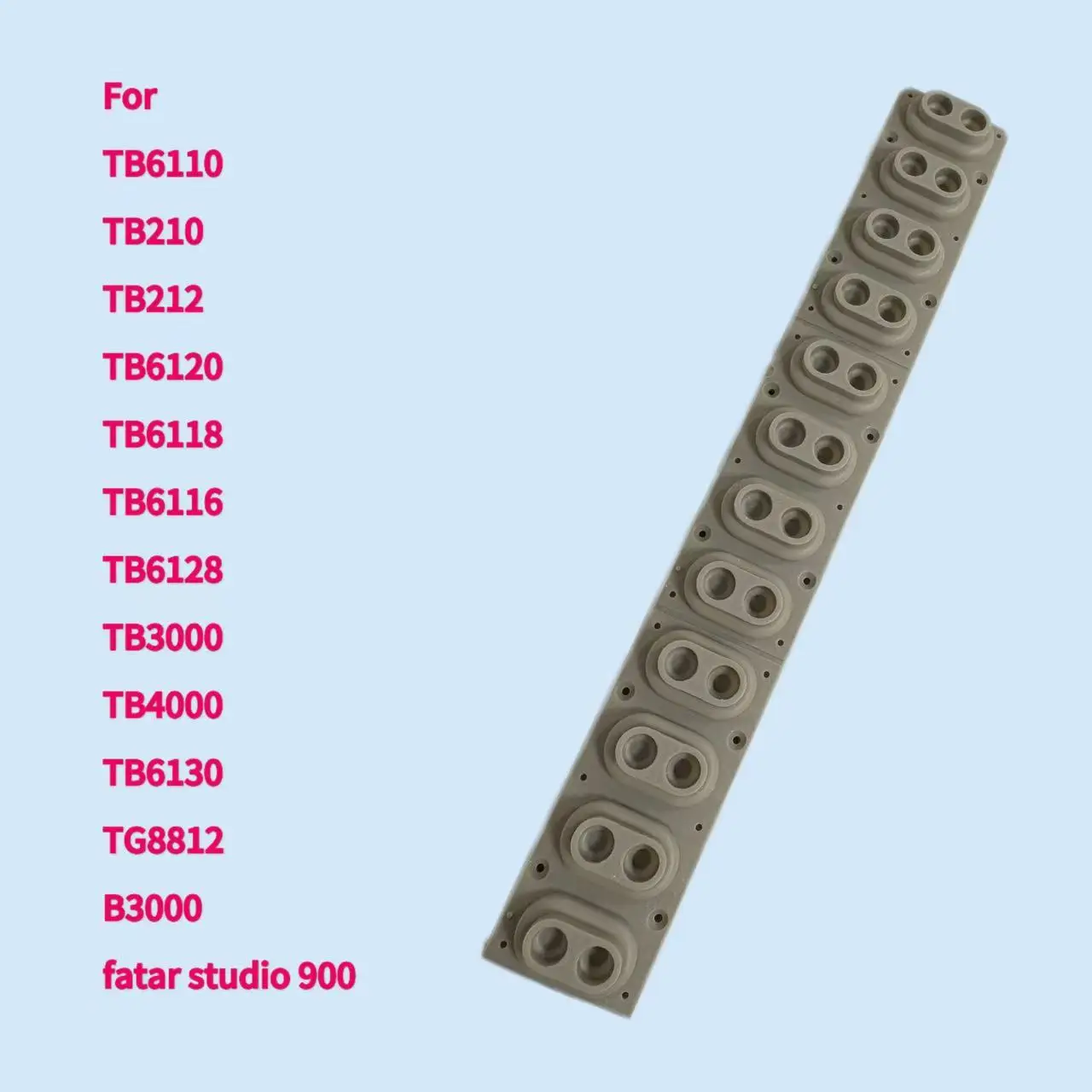 For Ringway TB6110 TB210 TB212 TB6120 TB6118  TB6116  TB6128 TB3000 TB4000 TB6130  TG8812 B3000 / fatar studio 900 Rubber