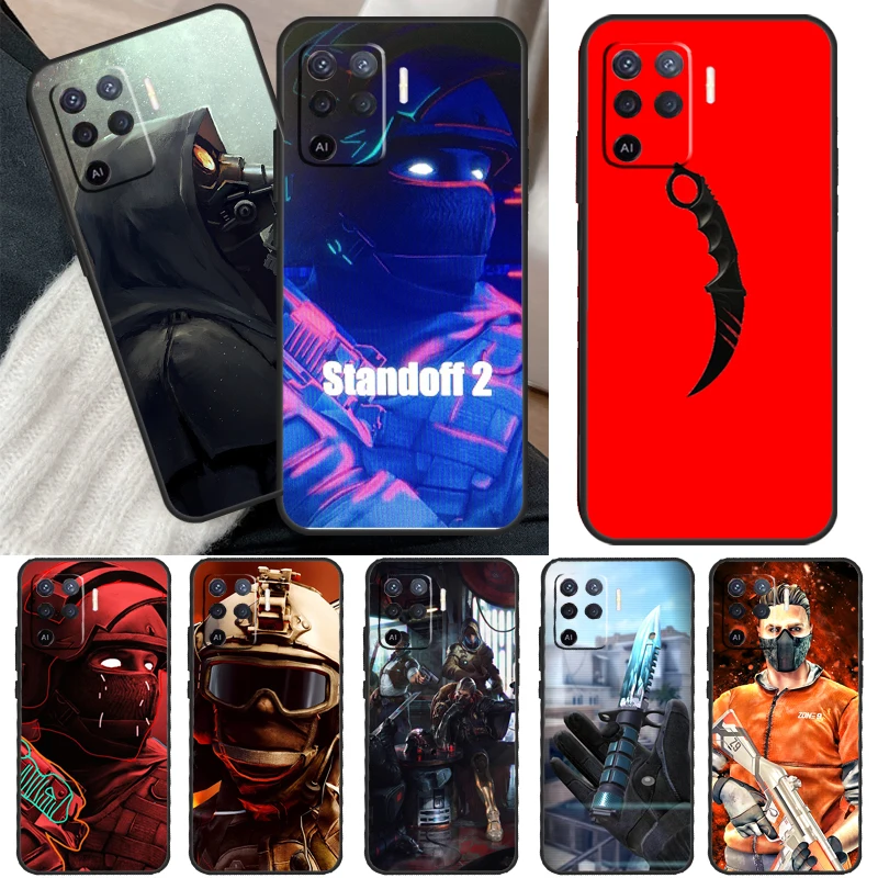 Hot Game STANDOFF-2 Case For OPPO Find X5 X3 Pro A15 A74 A54 A94 A93 A91 A5 A9 A31 A53 2020 A53S A52 A72 Cover