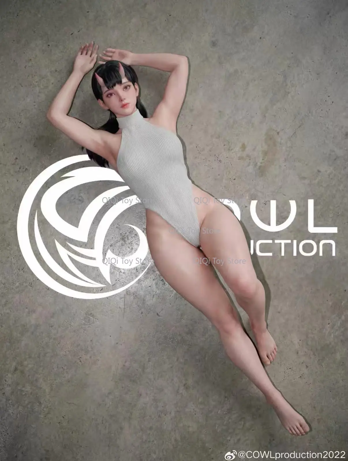 in stock Ghost female body with makeup version 1/12 movable doll original female body soldier