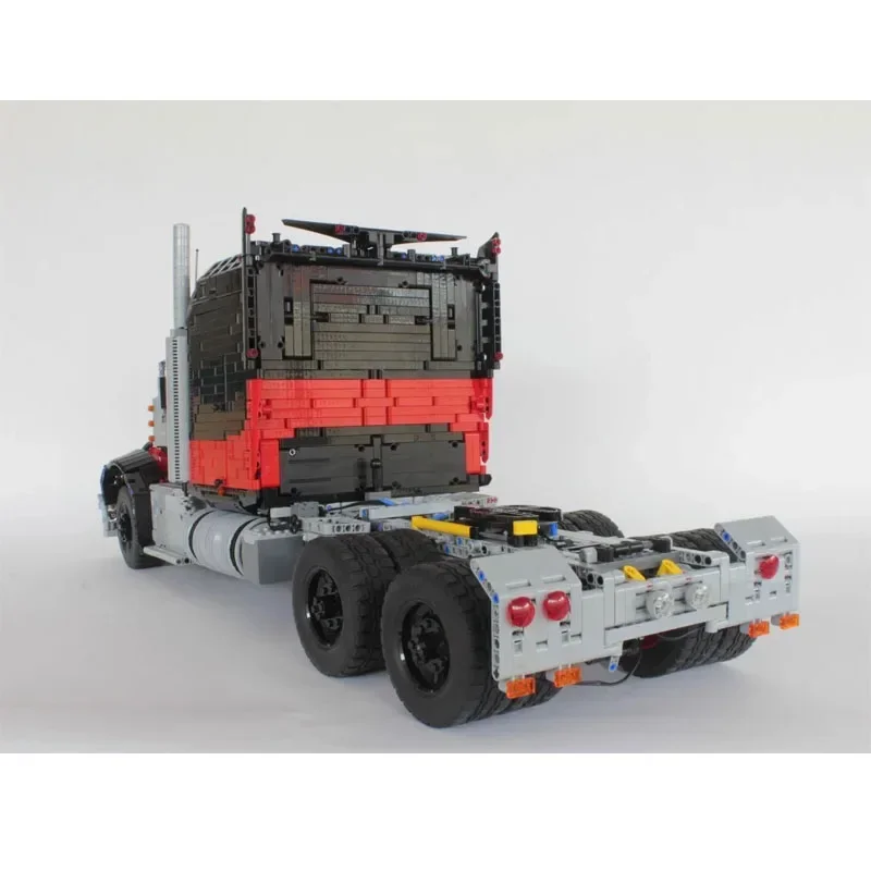 MOC-9788 elétrico rc transporte de carga caminhão bloco de construção modelo 5779 peças menino aniversário educação blocos de construção brinquedo presente