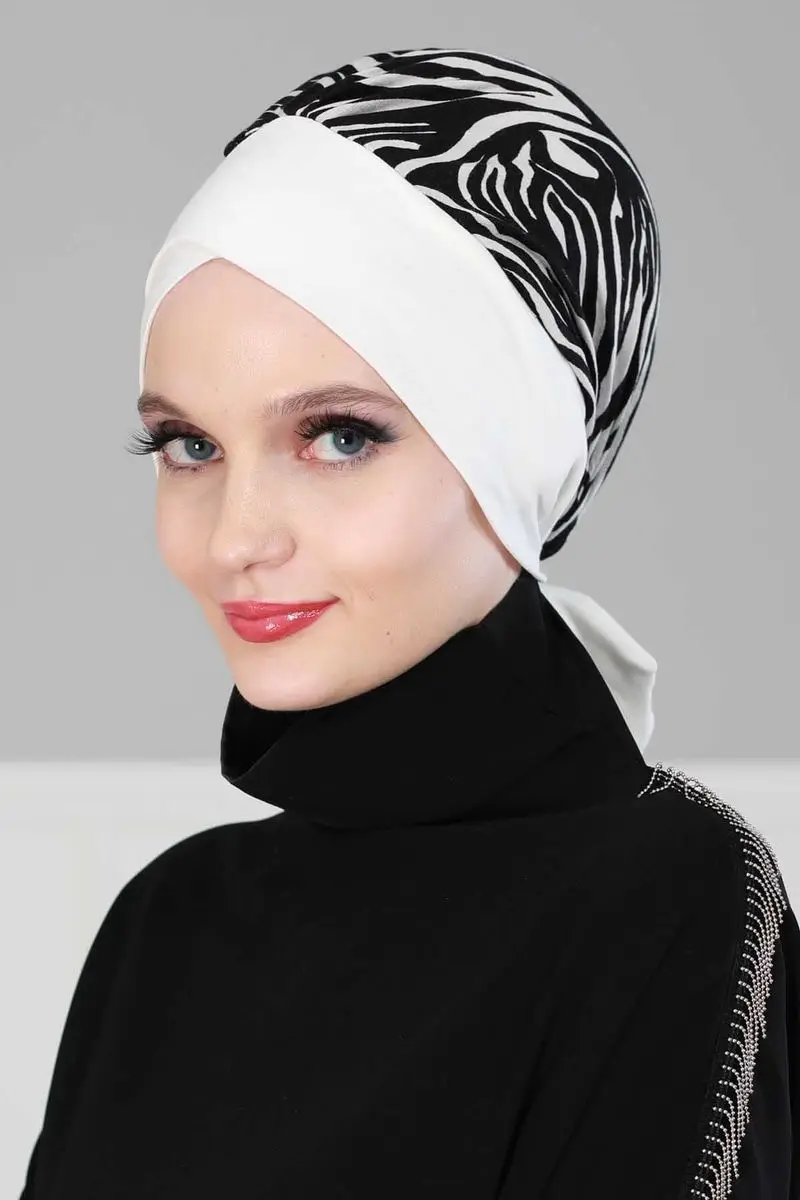 Padrão de zebra de osso penteado com cinto