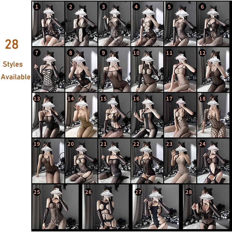 

Эротические сетчатые чулки для тела, сексуальное боди с открытой промежностью для женщин, женское порно, ажурное плюшевое эластичное белье с вырезами