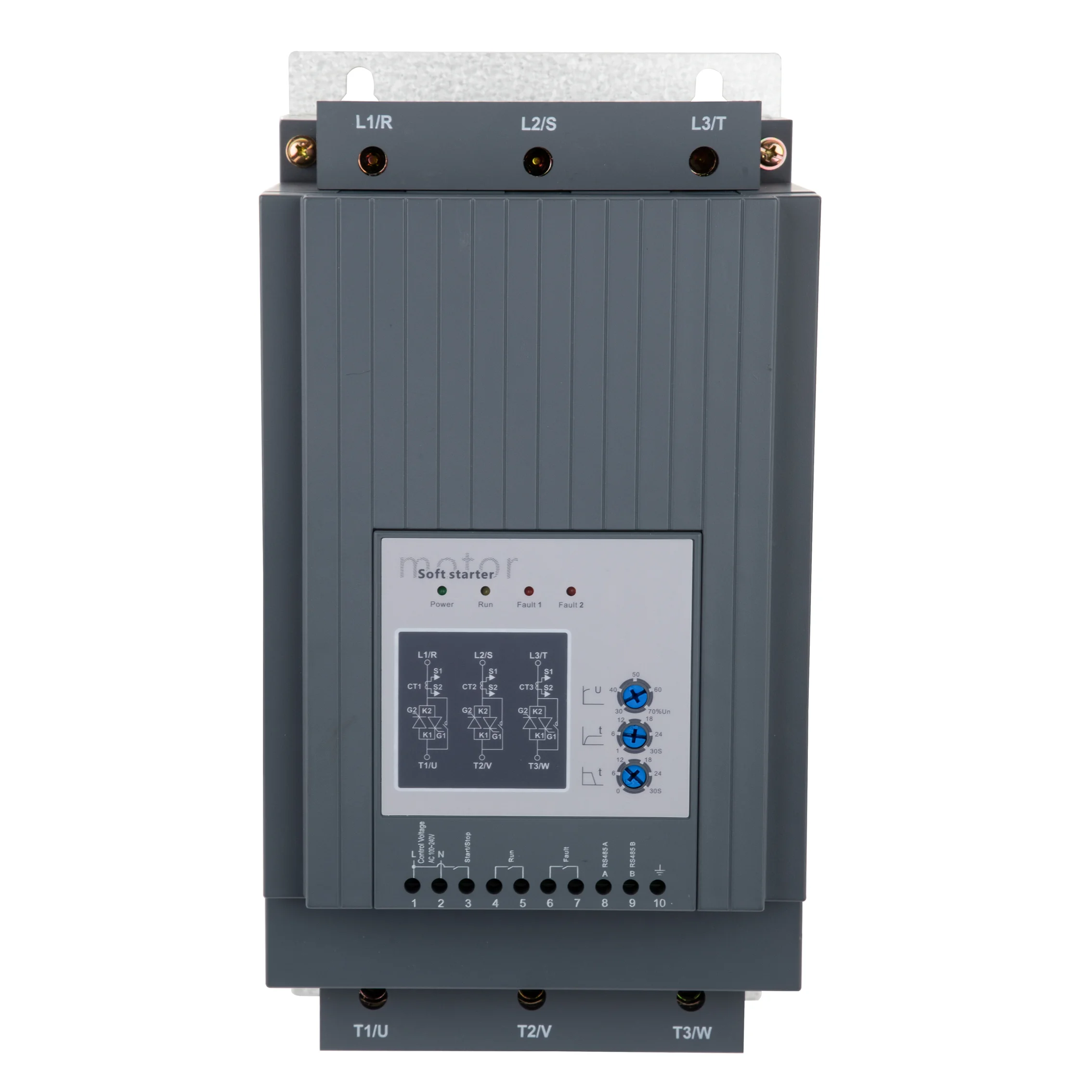 Safesav SSR 7.5kw Single Phase Soft Starter Cabinet 220V 50Hz Bypass Contactor Built-in Overload Relay for Elevator Hoist System