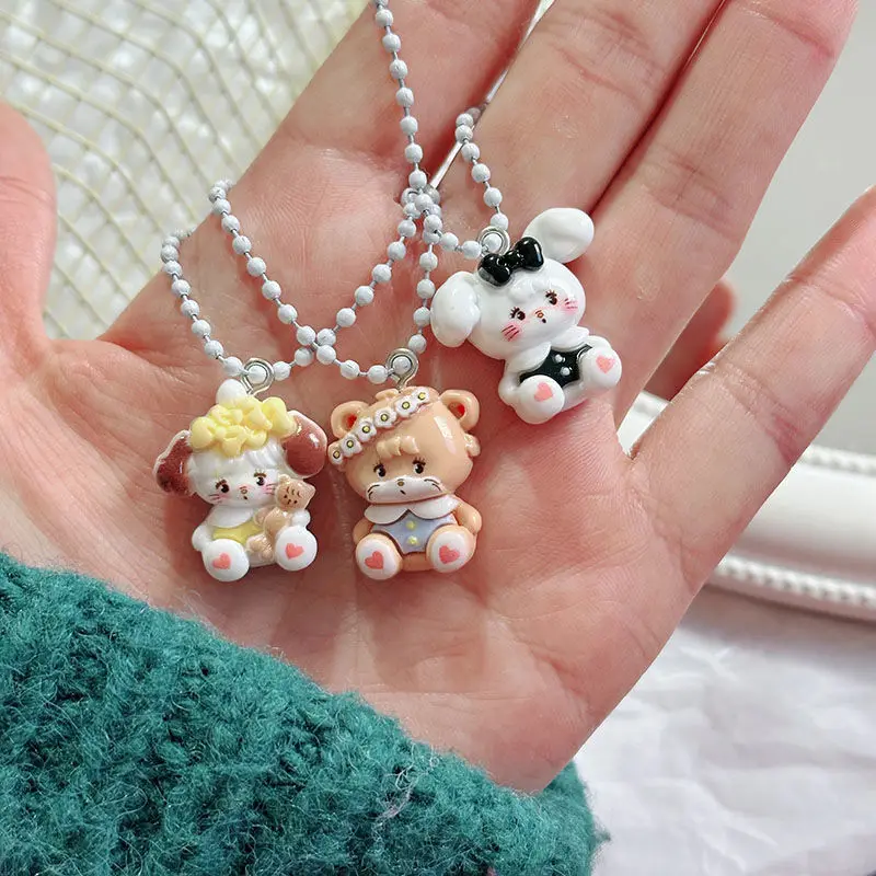 Mikko Doll Key Chain Kawaii Cute Anime Kids Toys Creative Doll Pendant Girl Bag Keychain Decoration Best Friend Holiday Gifts