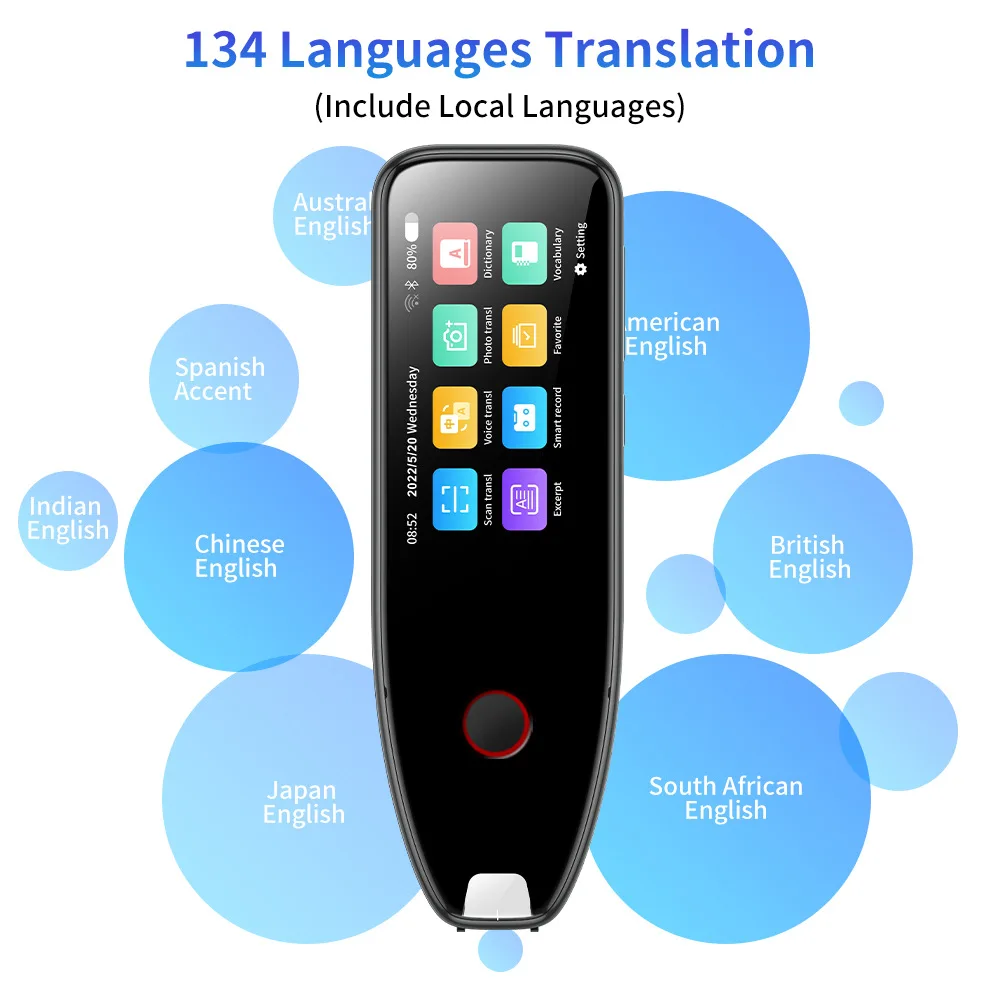 

MD 06 Dictionary Translation Pen Scanner Text Scanning Reading Translator Device Multilingual Scanner Support 113 Languages